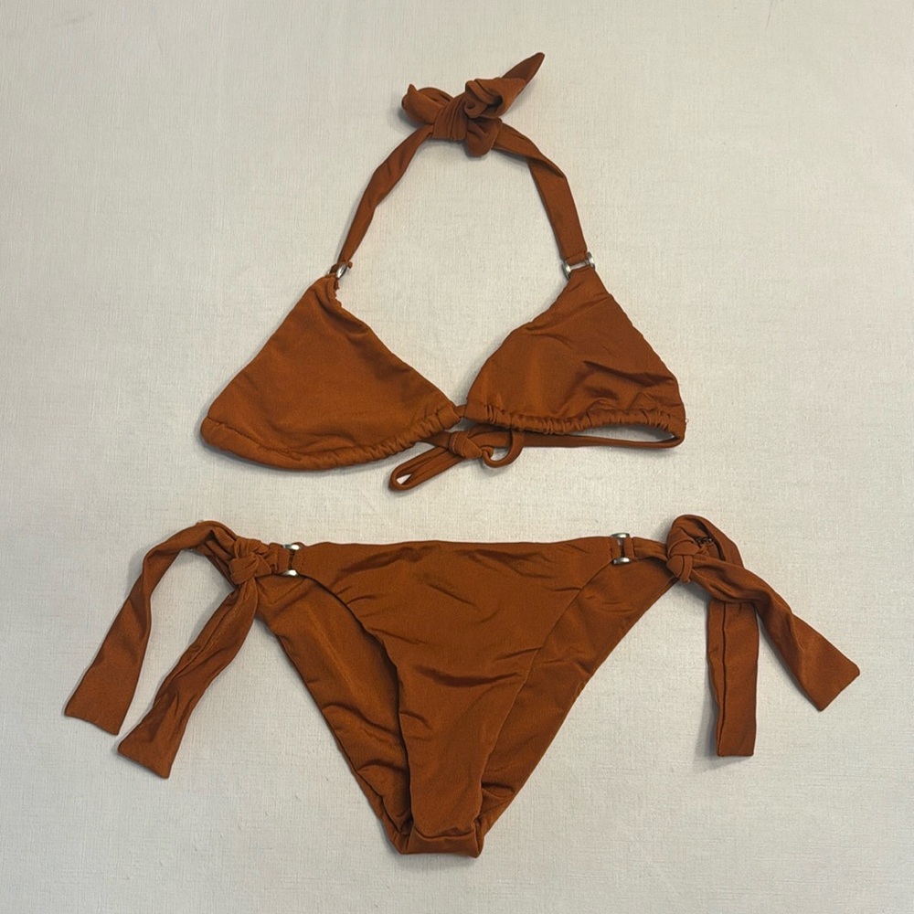 Ola Vida Rust Bikini Set - Picture 2 of 7